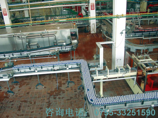 Easy-to-open cans conveyor line