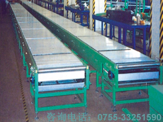 Straight section plate type machine